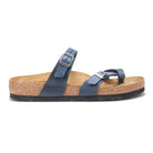 Birkenstock Mayari Oiled Leather - Women's Blue Shoe Deals Outlet