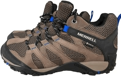 Merrell Alverstone Mid GORE - TEX Granite/Keylime 12 M 194713951985 Shoe Deals Outlet
