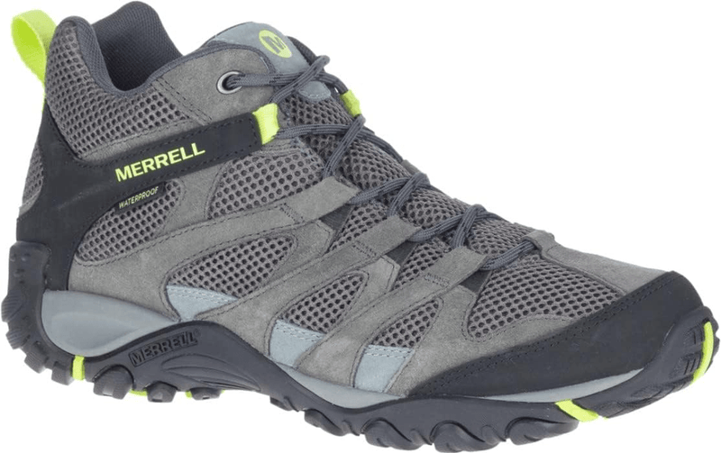 Merrell Alverstone Mid GORE - TEX Granite/Keylime 12 M 194713951985 Shoe Deals Outlet