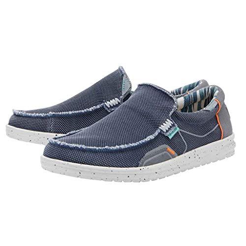 Hey Dude Mikka - Men's Hawk Blue Horizon Shoe Deals Outlet