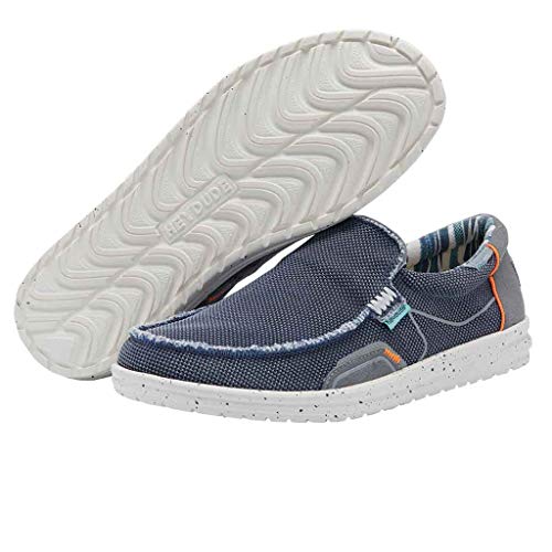 Hey Dude Mikka - Men's Hawk Blue Horizon Shoe Deals Outlet