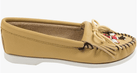 Minnetonka Mocassins Thunderbird Natural 8 M 747647008487 Shoe Deals Outlet