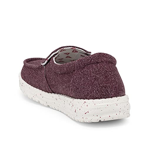 Hey Dude Misty - Women's Burgundy Shoe Deals Outlet