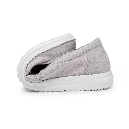 Hey Dude Misty - Women's Chambray Grey Shoe Deals Outlet