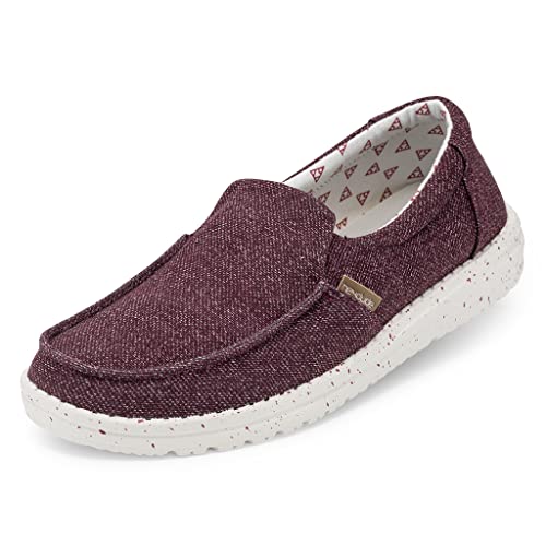 Hey Dude Misty - Women's Burgundy Shoe Deals Outlet