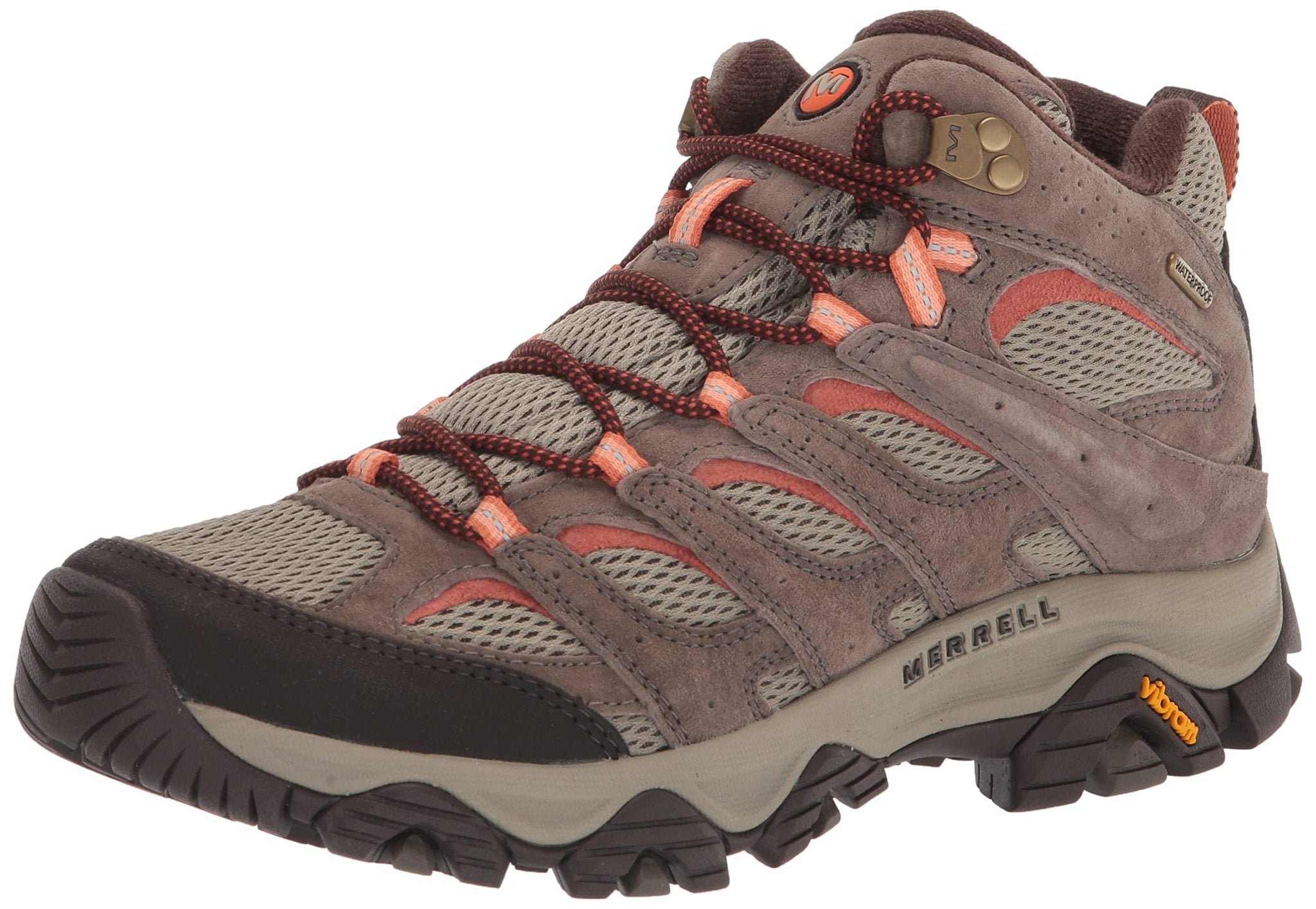 Merrell Moab 3 Mid WP - Women's Grey Dark Shoe Deals Outlet