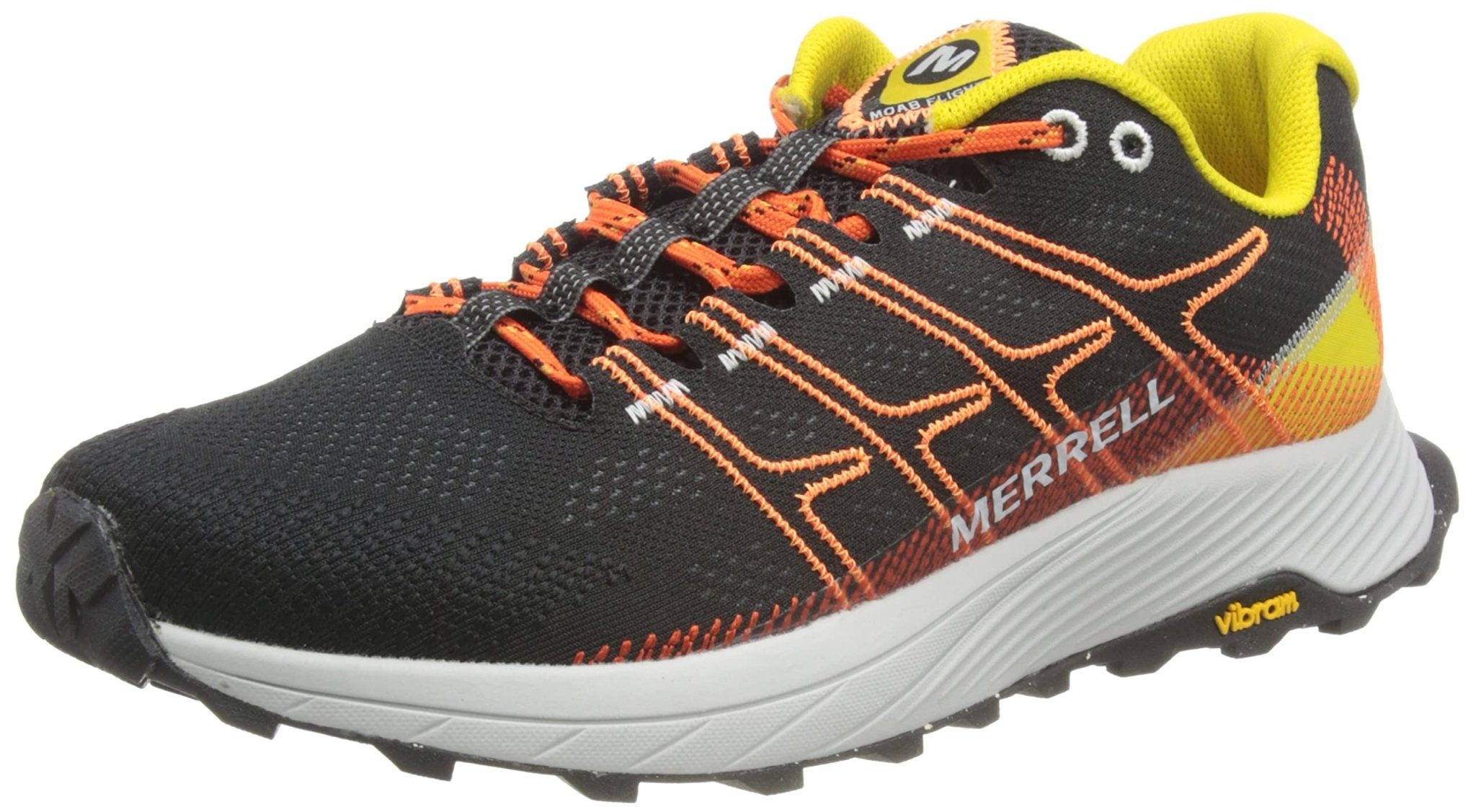 Merrell Moab Flight - Men's Black/Sulphur Shoe Deals Outlet