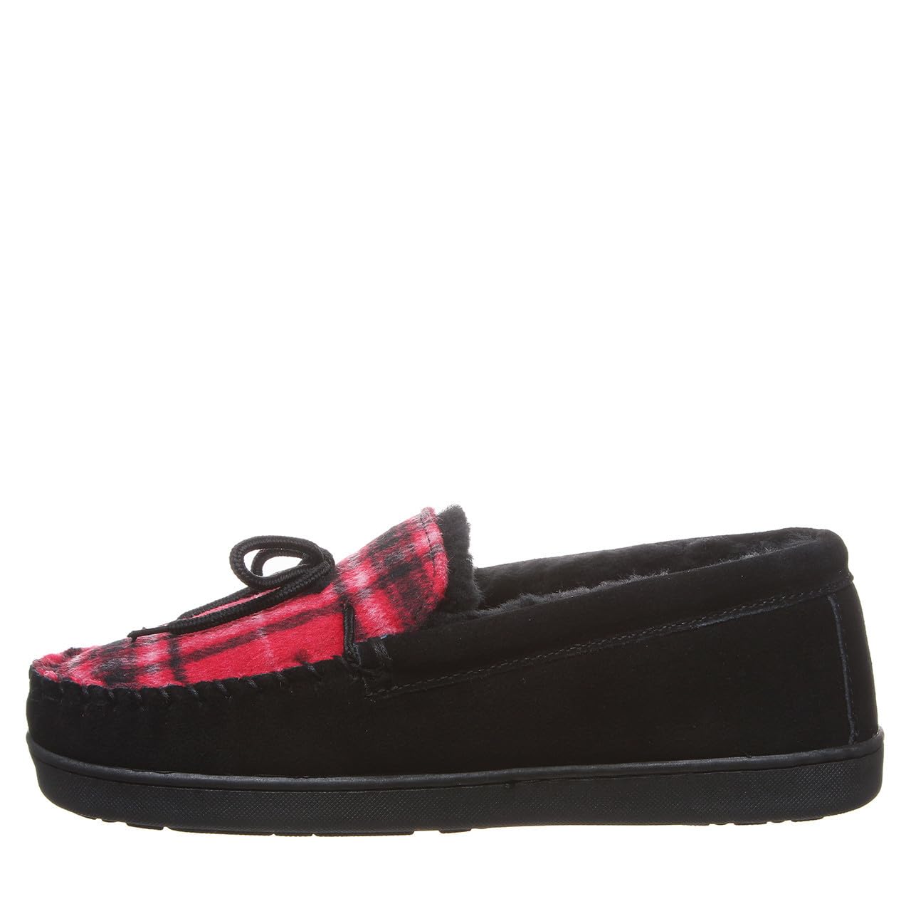 BEARPAW Moc II - Men's Black Multi Knit Shoe Deals Outlet
