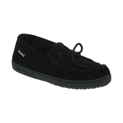 BEARPAW Moc II Slippers - Men's Black Shoe Deals Outlet