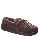 BEARPAW Moc II Slippers - Men's Chocolate Multi Knit Shoe Deals Outlet