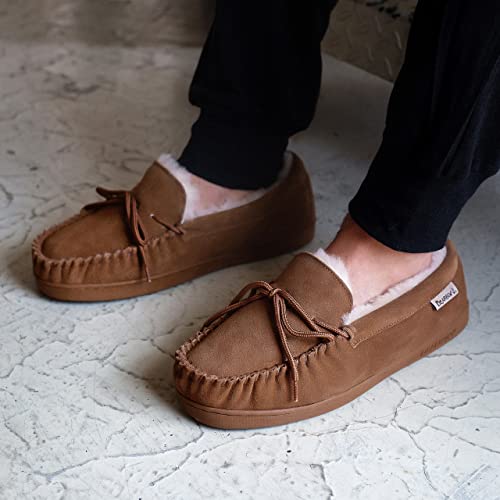 BEARPAW Moc II Slippers - Men's Hickory Shoe Deals Outlet