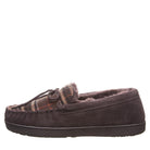 BEARPAW Moc II Slippers - Men's Chocolate Multi Knit Shoe Deals Outlet
