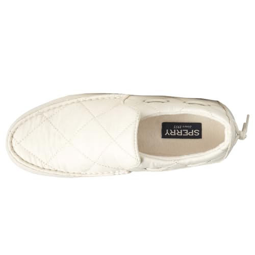 Sperry Moc - Sider Nylon Solid Slip On - Women's Ivory Nylon Shoe Deals Outlet