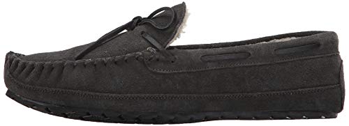Minnetonka Moccasins Casey - Men's Charcoal Shoe Deals Outlet
