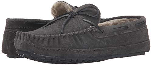 Minnetonka Moccasins Casey - Men's Charcoal Shoe Deals Outlet