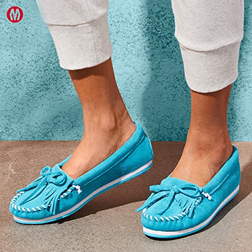 Minnetonka Moccasins Kilty Plus - Women's Turquoise Shoe Deals Outlet