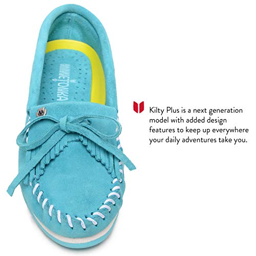Minnetonka Moccasins Kilty Plus - Women's Turquoise Shoe Deals Outlet