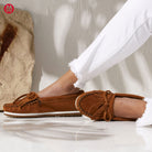 Minnetonka Moccasins Kilty Plus - Women's Brown Suede Shoe Deals Outlet