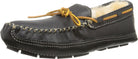 Minnetonka Moccasins Sheepskin Moose - Men's Black Shoe Deals Outlet