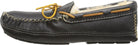 Minnetonka Moccasins Sheepskin Moose - Men's Black Shoe Deals Outlet