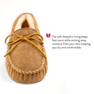Minnetonka Moccasins Sheepskin Softsole - Men's Tan Shoe Deals Outlet