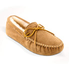 Minnetonka Moccasins Sheepskin Softsole - Men's Tan Shoe Deals Outlet