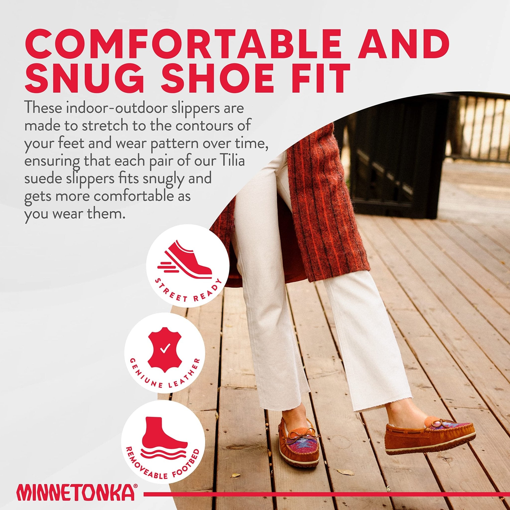 Minnetonka Moccasins Tilia - Women's Cinnamon Shoe Deals Outlet
