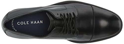 Cole Haan Modern Essential Cap Oxford - Men's Black Waterproof Shoe Deals Outlet
