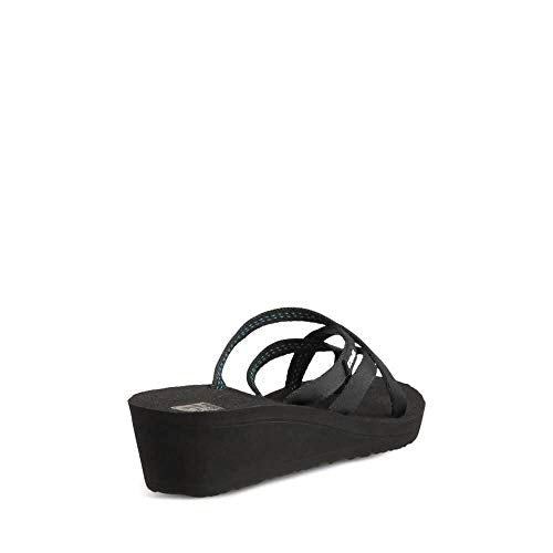 Teva Mush Mandalyn Wedge - Women's Black Shoe Deals Outlet