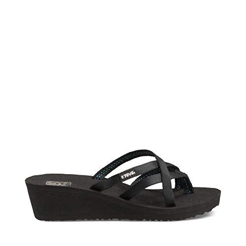 Teva Mush Mandalyn Wedge - Women's Black Shoe Deals Outlet