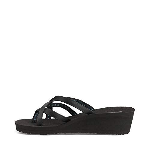 Teva Mush Mandalyn Wedge - Women's Black Shoe Deals Outlet