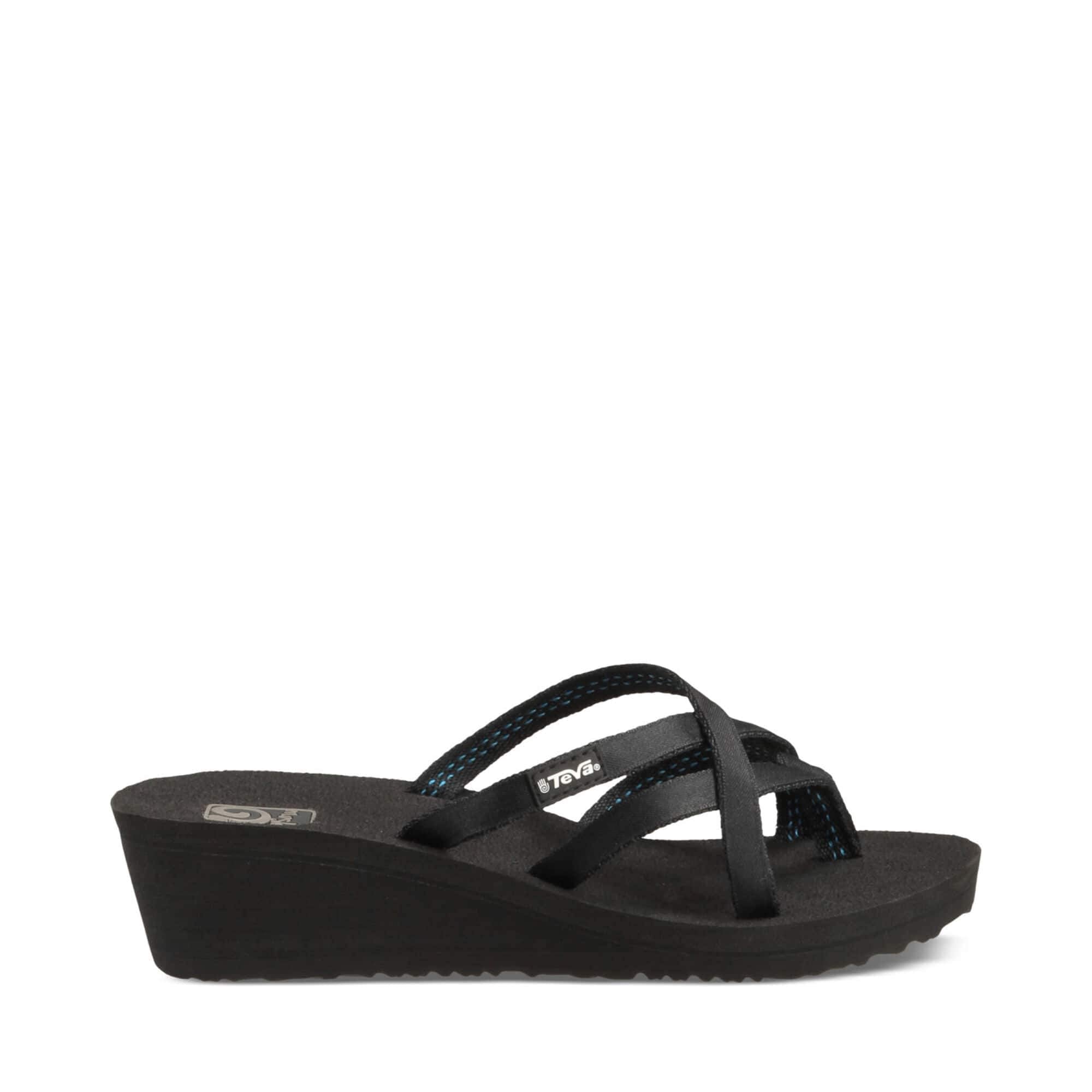 Teva Mush Mandalyn Wedge - Women's Black Shoe Deals Outlet