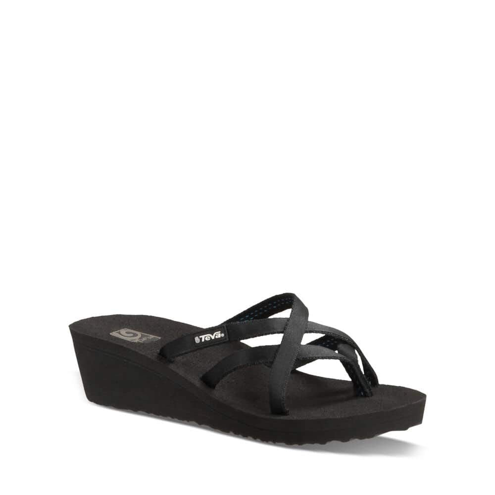 Teva Mush Mandalyn Wedge - Women's Black Shoe Deals Outlet
