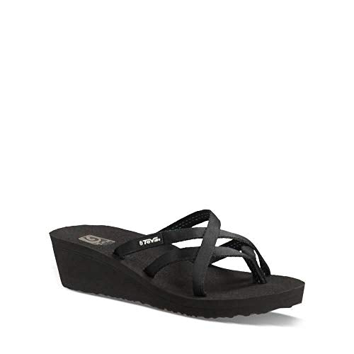 Teva Mush Mandalyn Wedge - Women's Black Shoe Deals Outlet