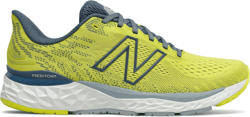 New Balance Fresh Foam 880 V11 Sulphur Yellow / Deep Ocean Grey 13 BB 195481416782 Shoe Deals Outlet