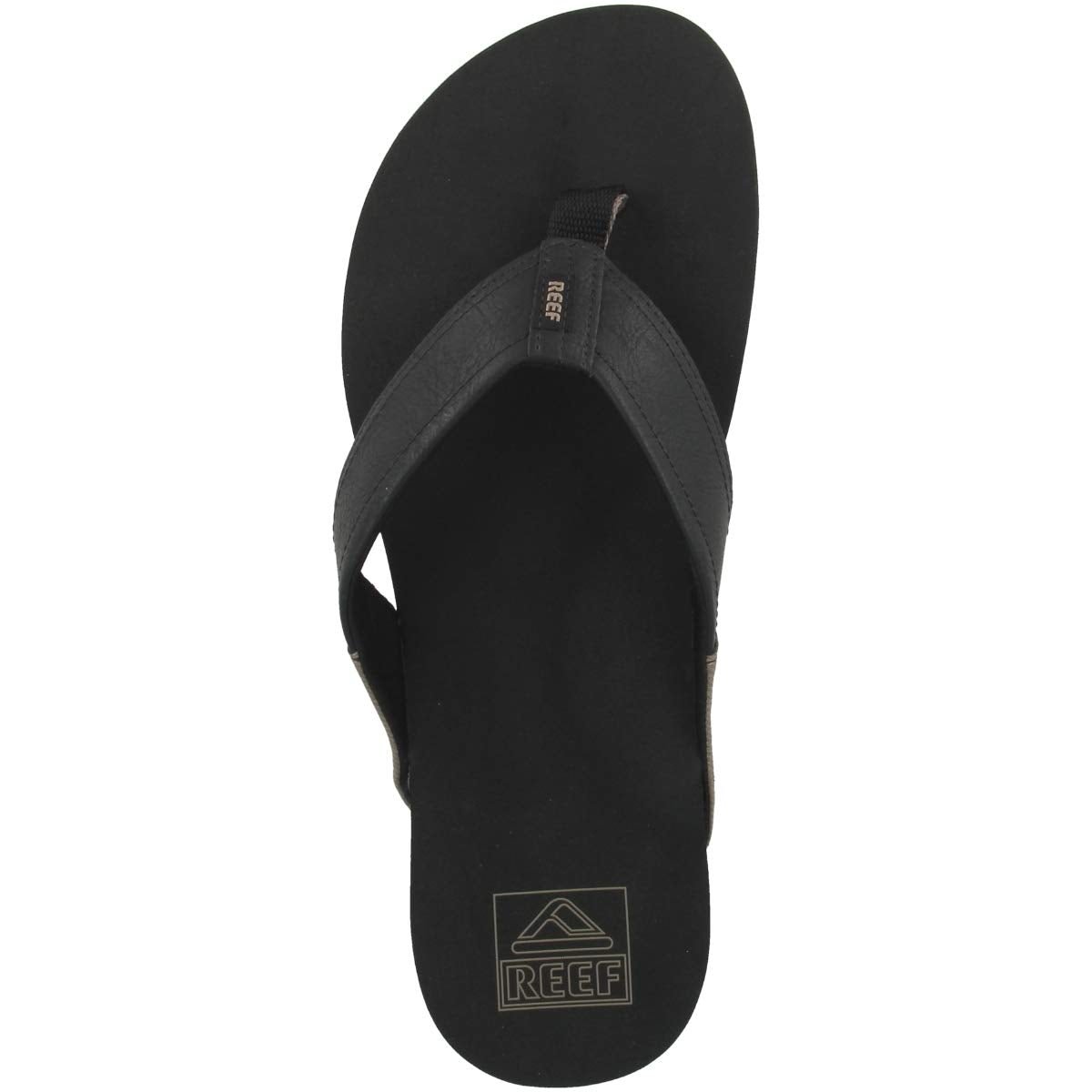 Reef Newport Flip Flop - Men's Black Shoe Deals Outlet