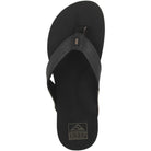 Reef Newport Flip Flop - Men's Black Shoe Deals Outlet