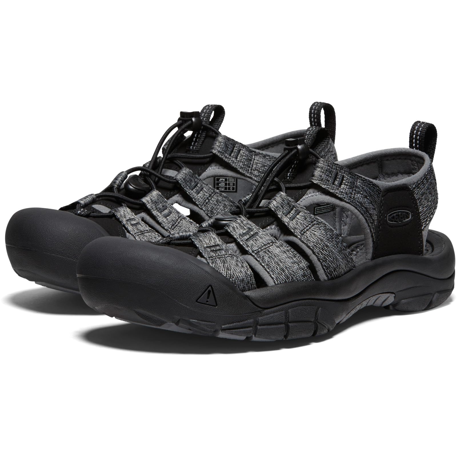 KEEN Newport H2 - Men's Black/Steel Grey Shoe Deals Outlet