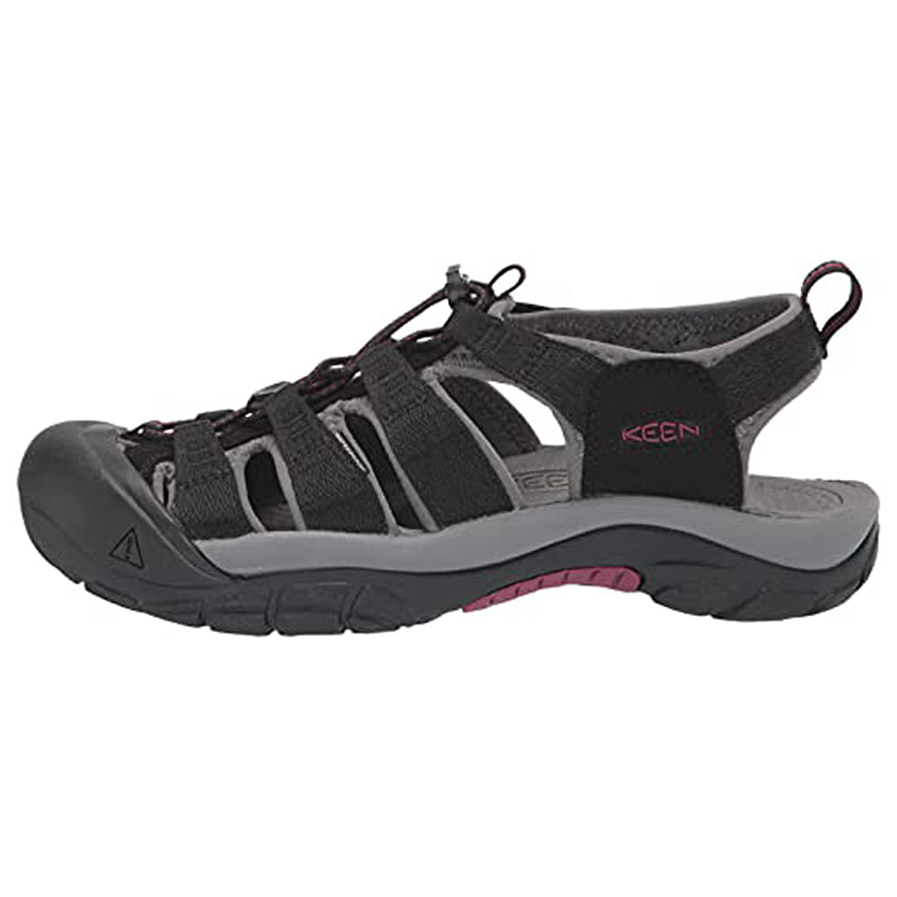 KEEN Newport H2 - Men's Black/Raspberry Wine Shoe Deals Outlet