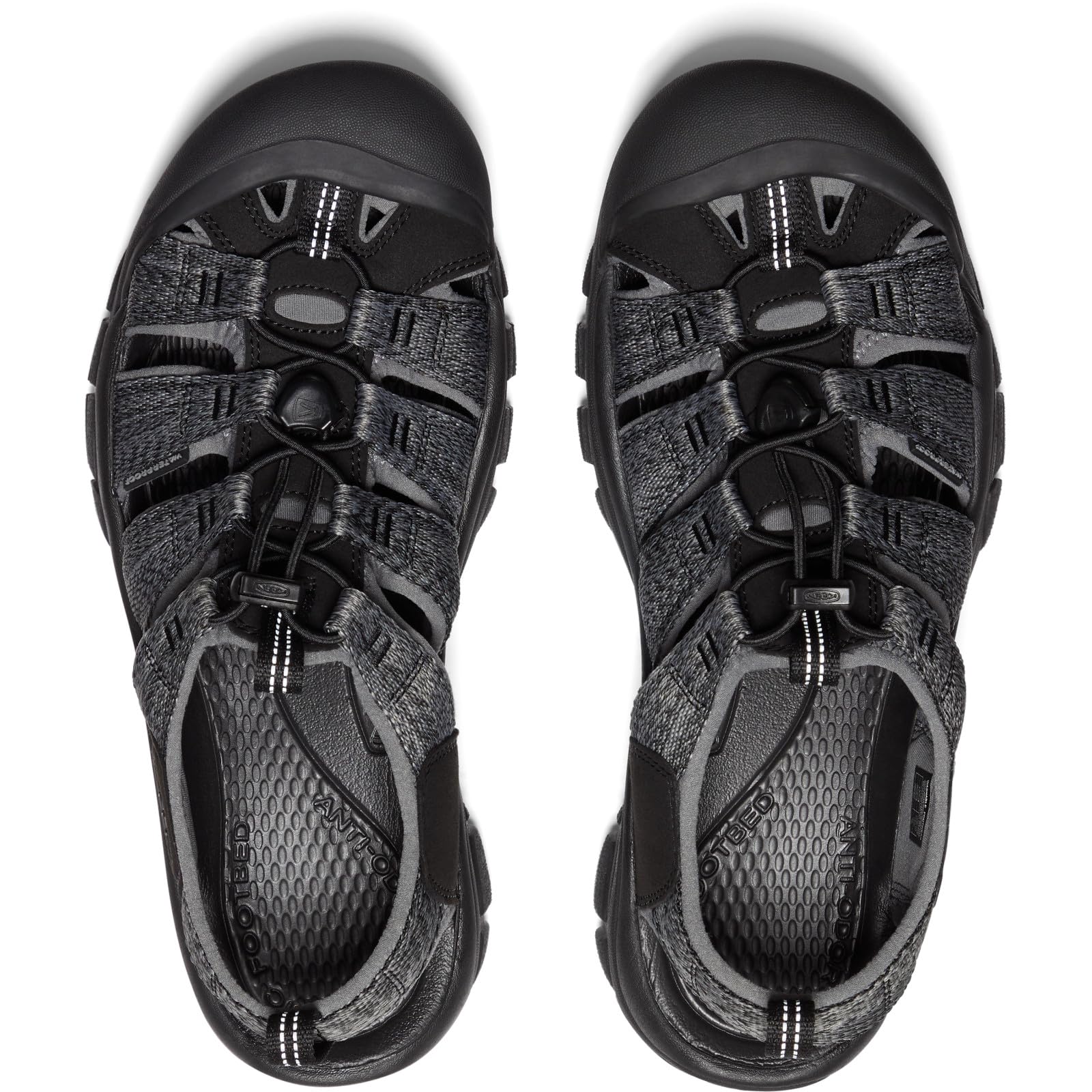 KEEN Newport H2 - Men's Black/Steel Grey Shoe Deals Outlet