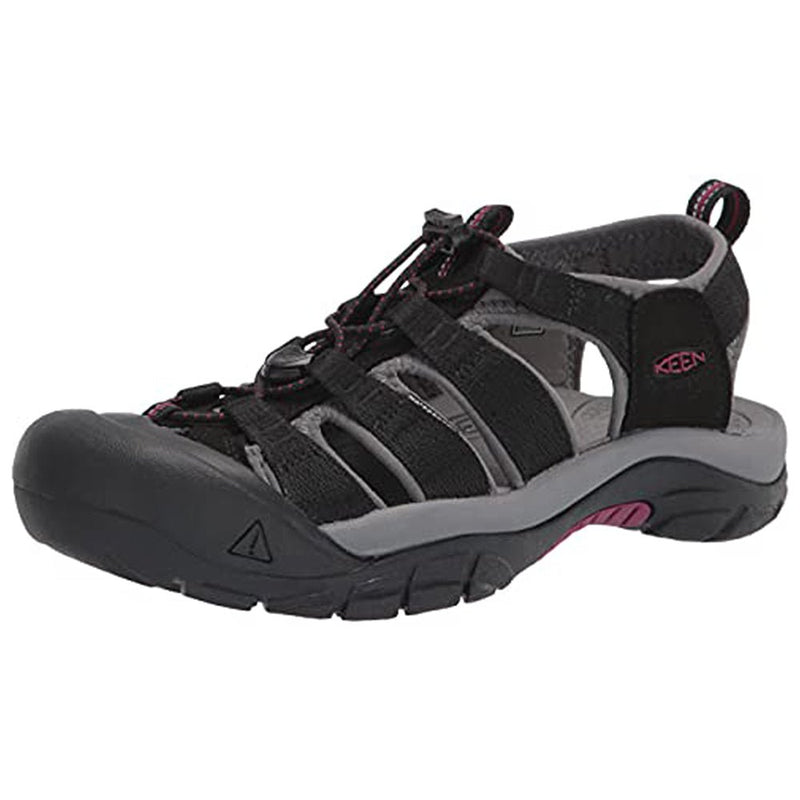 KEEN Newport H2 - Women's Black/Raspberry Wine Shoe Deals Outlet