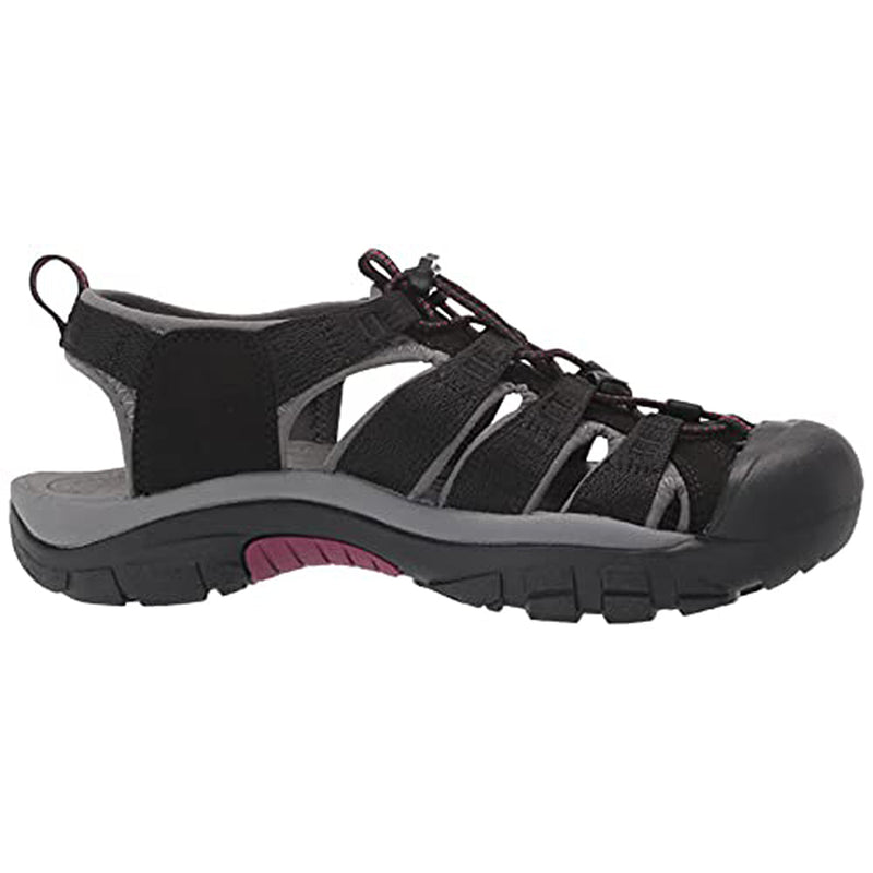 KEEN Newport H2 - Women's Black/Raspberry Wine Shoe Deals Outlet