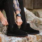 BEARPAW Nick Boots - Men's Black Shoe Deals Outlet