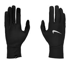 Nike Lightweight Tech Runnin Gloves Black / Silver Large 887791182272 Shoe Deals Outlet