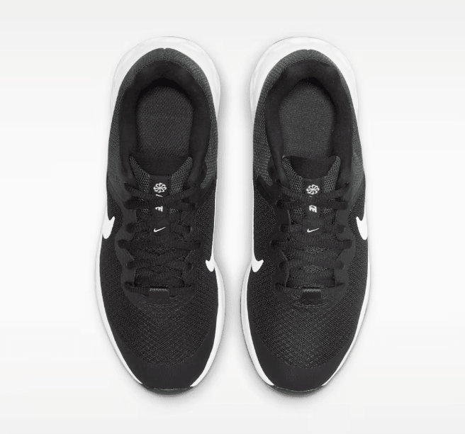 Nike Revolution 6 NN GS Black / White / Dark Smoke Grey 6.5 195244180608 Shoe Deals Outlet