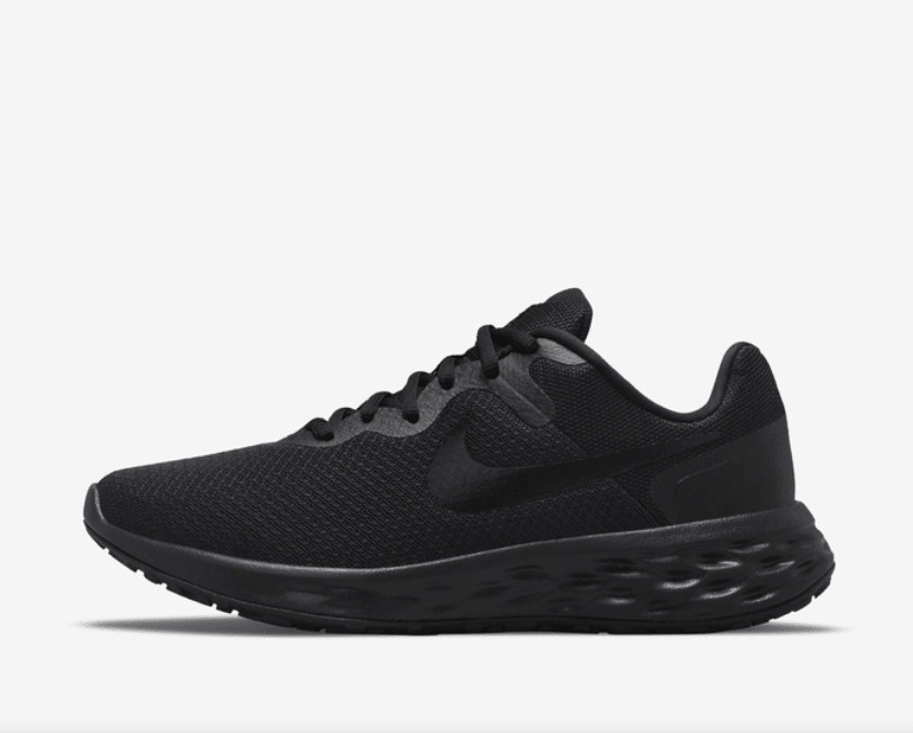 Nike Running Shoes Revolution 6 Black / Black / Dark Smoke Grey 8 M 195242835944 Shoe Deals Outlet