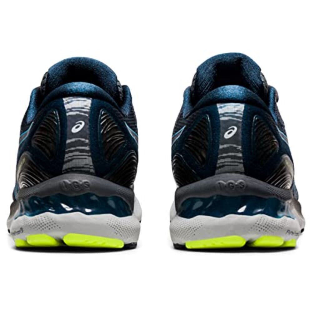 ASICS Nimbus 23 - Men's Carrier Grey/Digital Aqua Shoe Deals Outlet