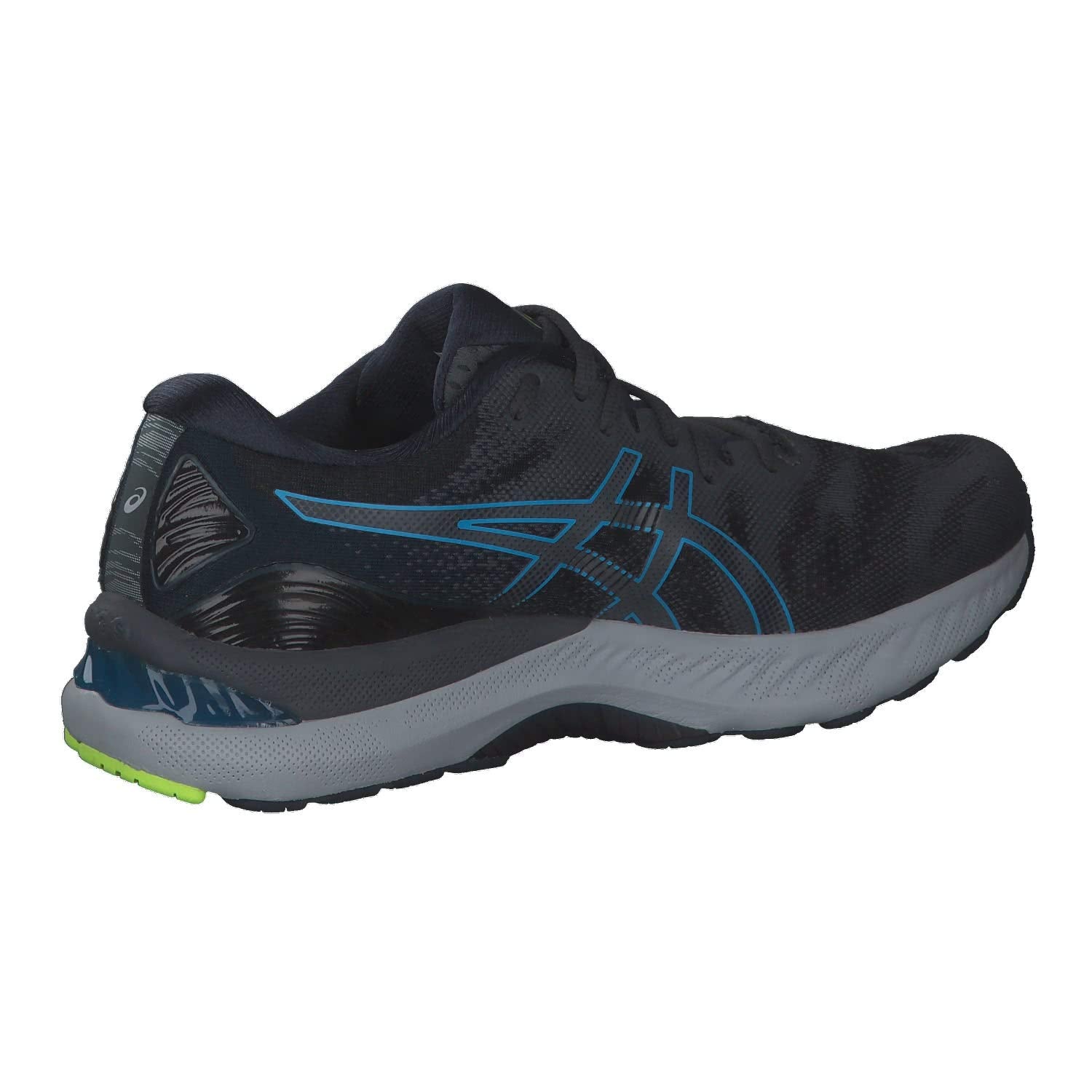 ASICS Nimbus 23 - Men's Carrier Grey Digital Aqua Shoe Deals Outlet