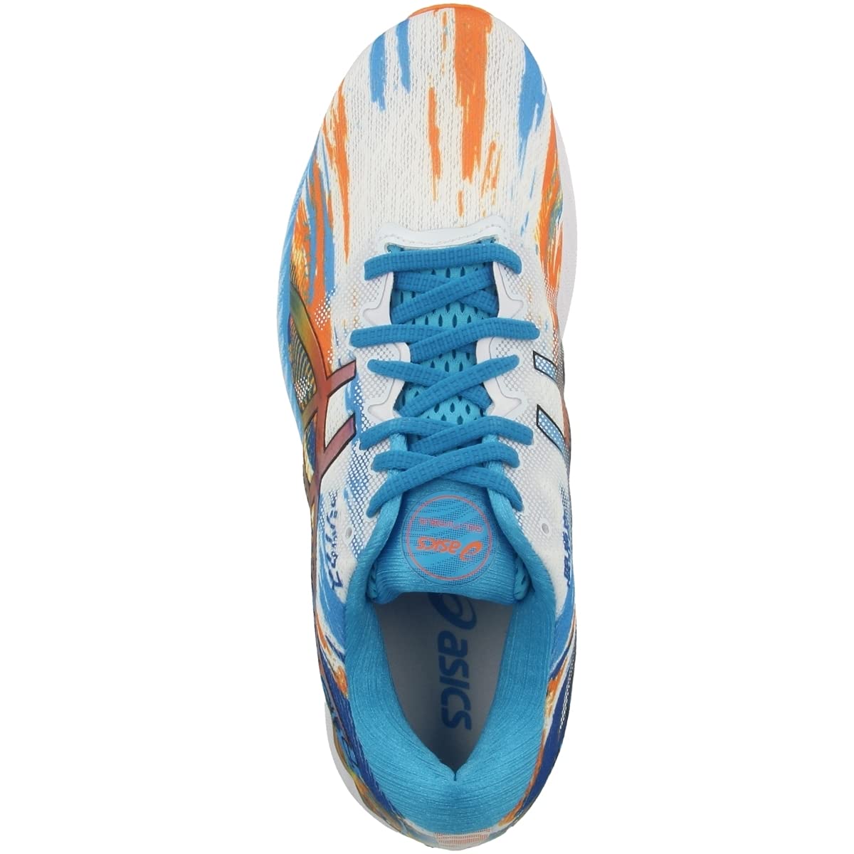 ASICS Nimbus 23 - Men's Digital Aqua Marigold Orange Shoe Deals Outlet