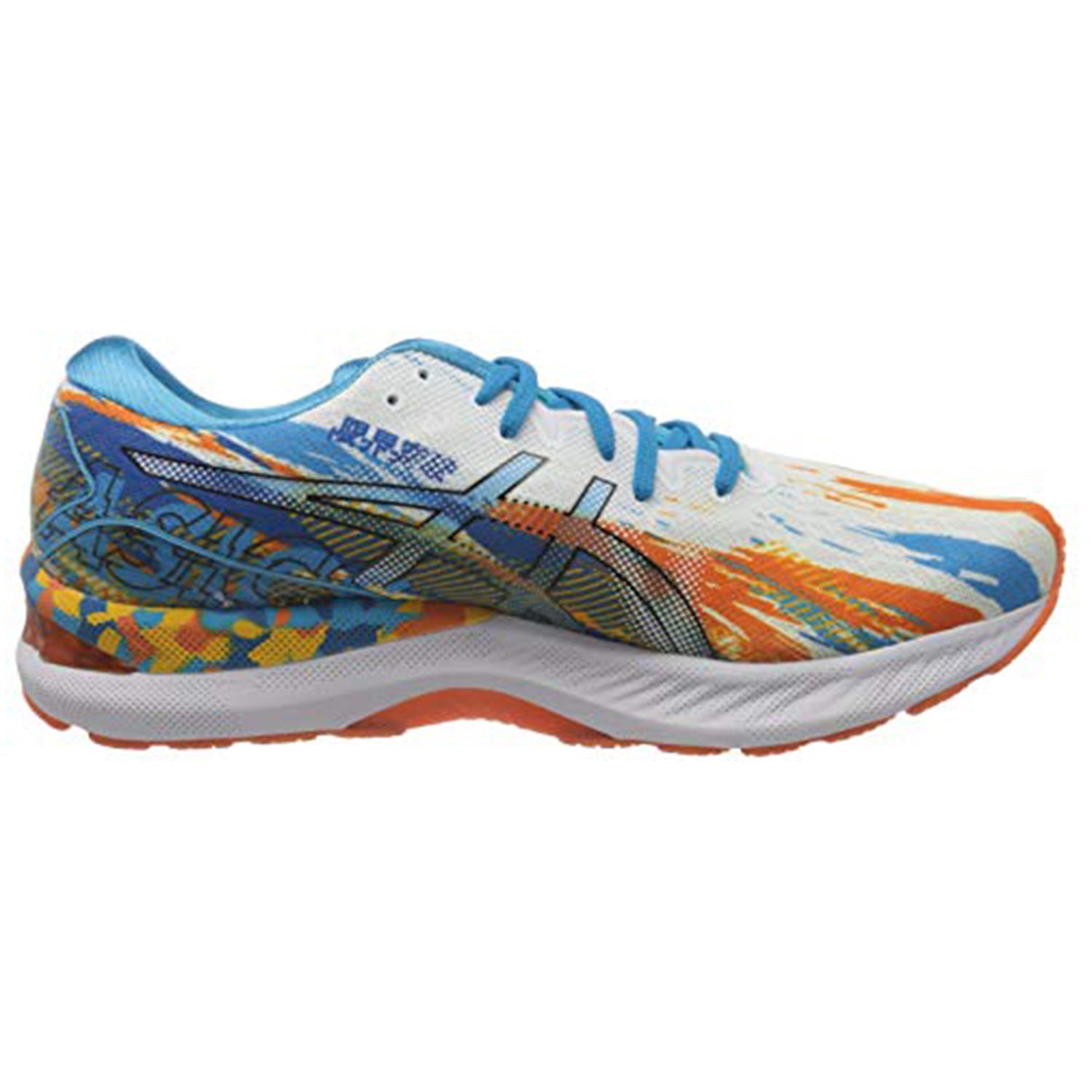 ASICS Nimbus 23 - Men's Digital Aqua Marigold Orange Shoe Deals Outlet